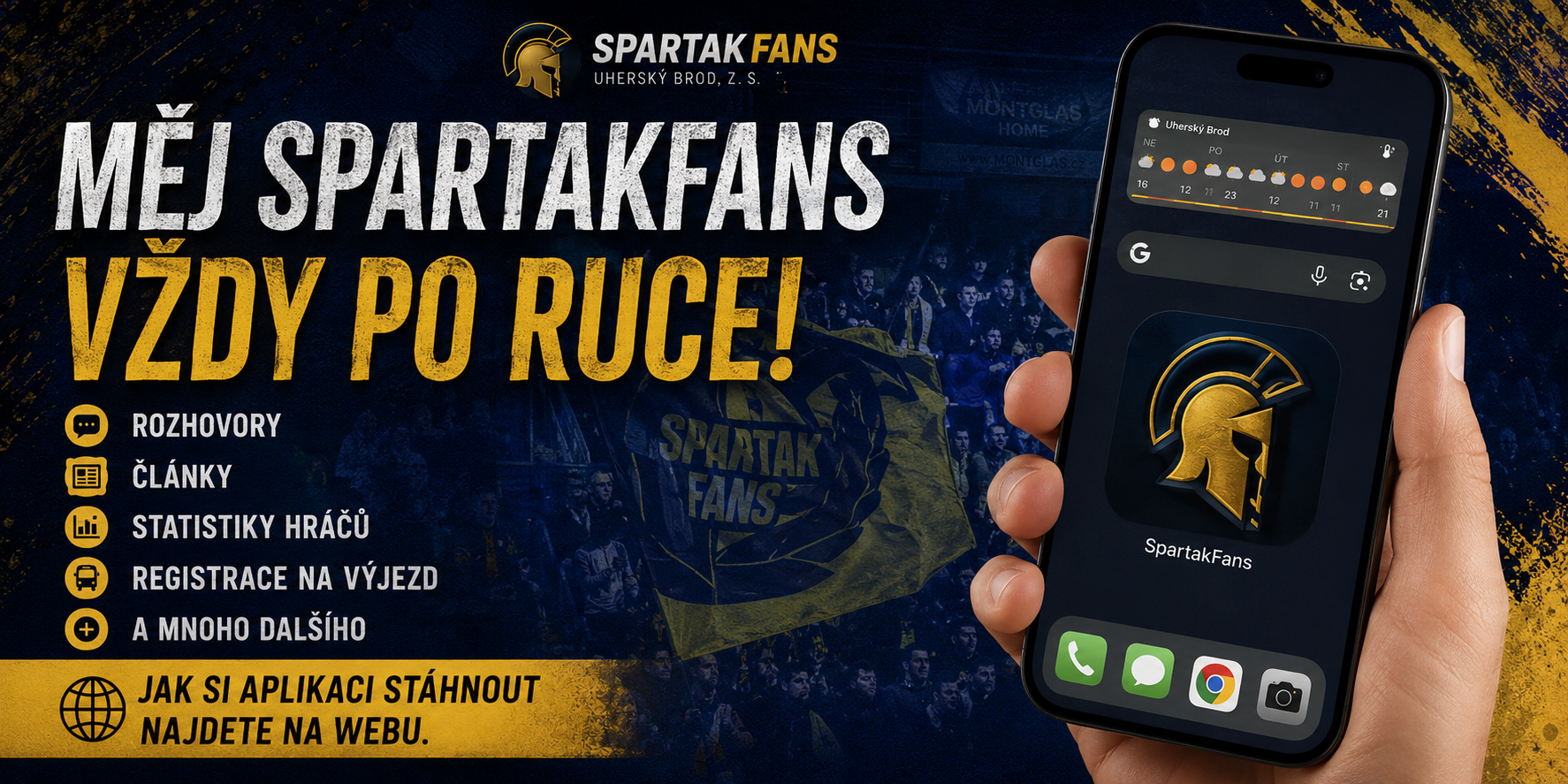 Aplikace Spartak Fans
